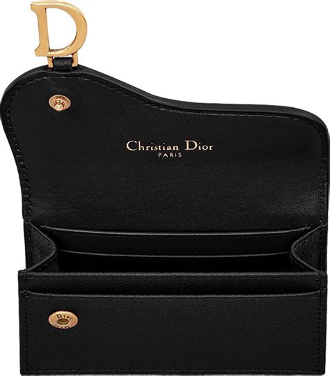 dior saddle bag card holder